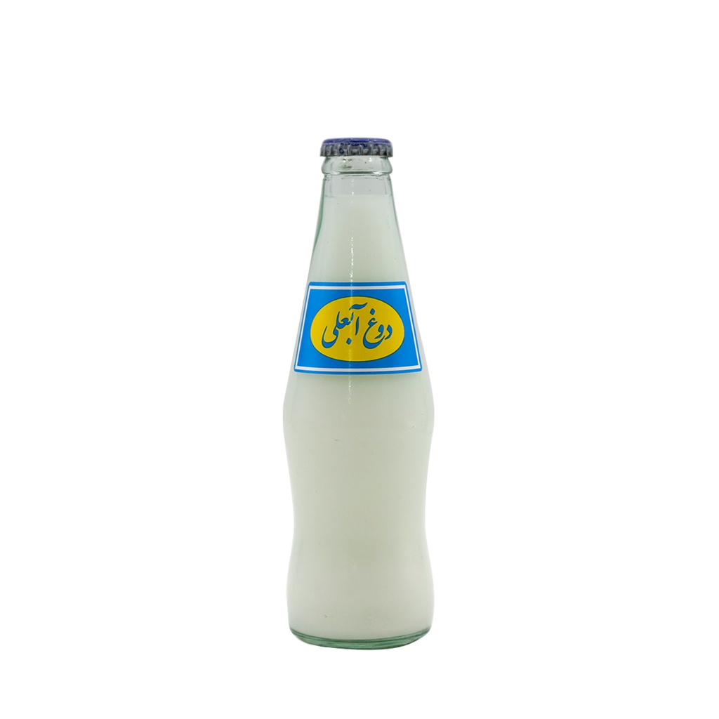 دوغ گازدار آبعلی شیشه ای (200 میلی لیتر)