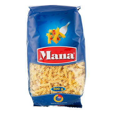 ماکارونی مته‌ای مانا (500 گرم)