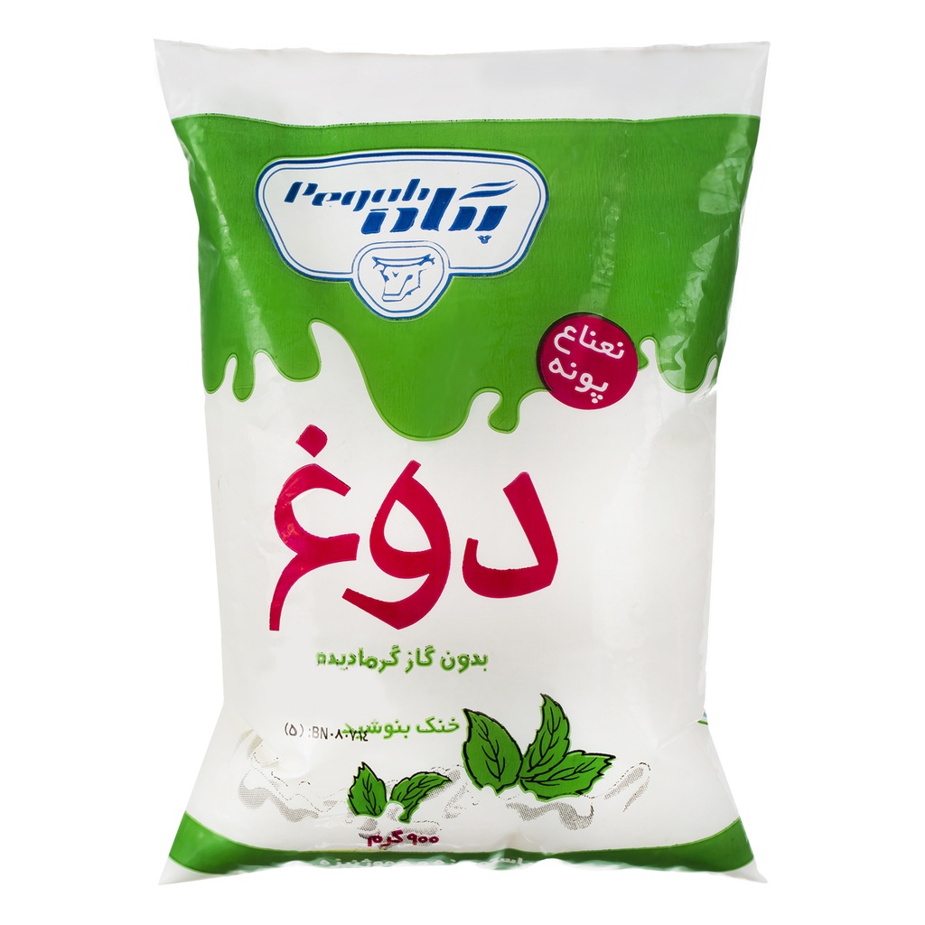 دوغ پگاه نایلونی با طعم نعناع (900 گرم)