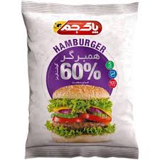 همبرگر گوشت قرمز پاک جم 60% (500گرم)