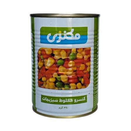 کنسرو مخلوط سبزیجات مکنزی (380 گرم)