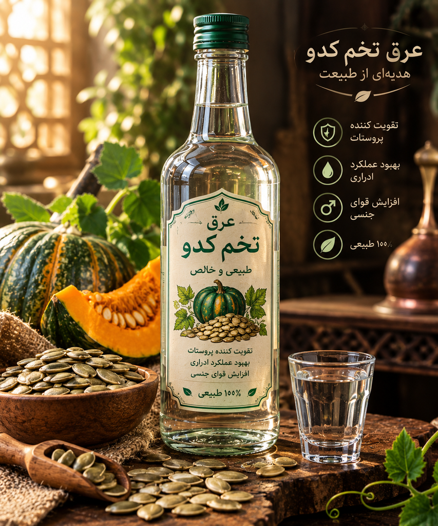 عرق تخم کدو قمصر کاشان