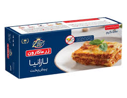 لازانیا زر ماکارون پیش پخت (500گرمی)