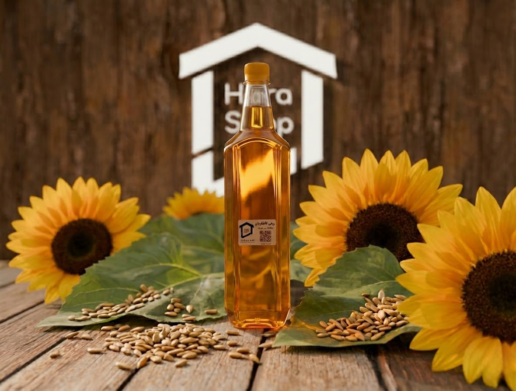 روغن آفتابگردان ارگانیک درجه یک حارا