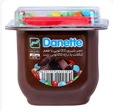 دسر شیری با طعم کاکائویی ودراژه کاکائویی دنت (100گرمی)