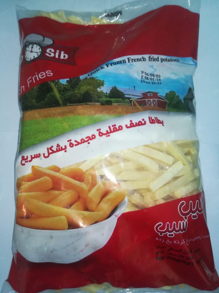 سیب زمینی آماده سرخ فراز