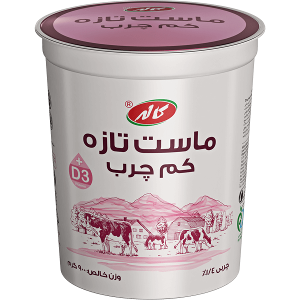 ماست تازه کاله کم چرب (900گرم)