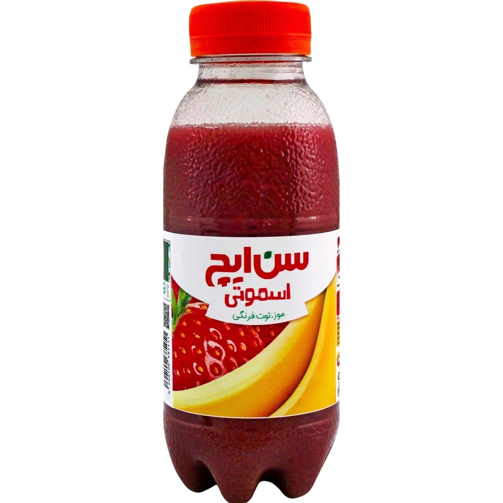 اسموتی موز‌توت فرنگی سن ایچ(300ml)