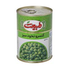 کنسرو نخود سبز طبیعت (380گرم)