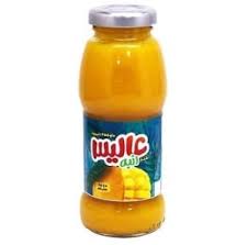 نکتار میوه ای شیشه ای عالیس با طعم انبه (195ml)