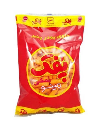پفک نمکی مینو حاوی پودر پنیر (170گرم)