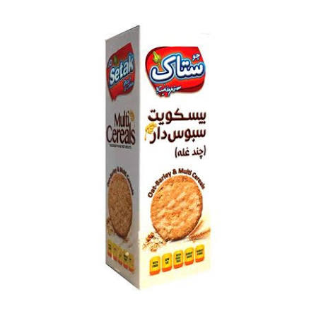بیسکویت سبوس دار چند غله (340گرم)