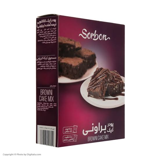 پودر کیک کاکائویی براونی سوربن(400گرم)