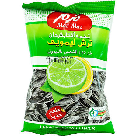 تخمه آفتابگردان ترش لیمویی مزمز (105گرم)