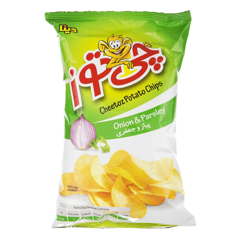 چیپس پیاز جعفری چی‌توز (65گرم)