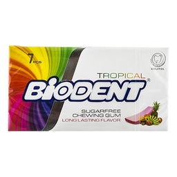 آدامس مینی استیک بدون شکر بایودنت با طعم استوایی