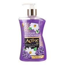 مایع دستشویی اکتیو صدفی سری رویای ابریشمی بنفش (450گرم)