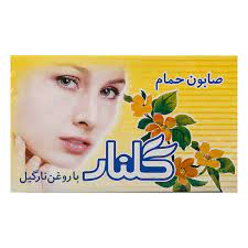 صابون حمام گلنار زرد حاوی روغن نارگیل (6 عددی)