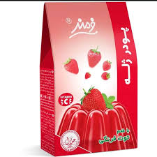 پودر ژله فرمند توت فرنگی