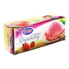 بستنی توت فرنگی میهن(500گرمی)