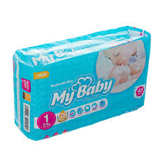 پوشک کامل بچه مای بیبی سایز 1 (40 عددی)