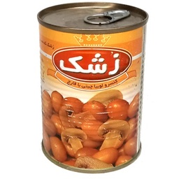 کنسرو لوبیا چیتی با قارچ زشک (380گرم)