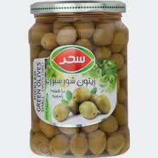 زیتون شور سبز سحر با هسته (640گرم)