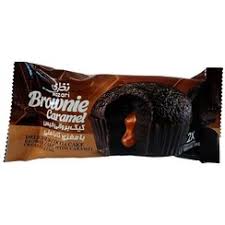 کیک براونی با مغزی کاراملی دوقلو