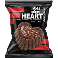 کیک نظری قلبی دبل کاکائو
