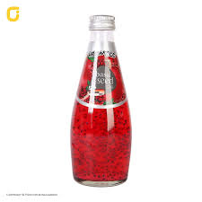 نوشیدنی پئوما با طعم انار حاوی تخم شربتی (320ml)