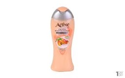 شامپو بدن اکتیو کرمی حاوی ویتامین B5 با رایحه هلو و بادام (400 گرم)