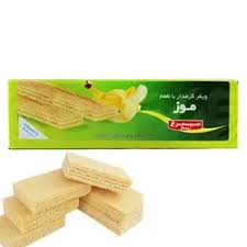 ویفر سیمرغ کرمدار باطعم موز(60گرم)
