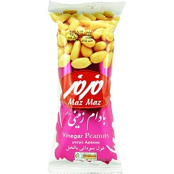 بادام زمینی سرکه‌ای مزمز 35گرم