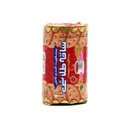 بیسکویت ساقه طلائی گندم کامل سبوسدار (200گرم)