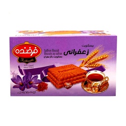 بیسکویت فرخنده با طعم زعفران طبیعی )850گرم)