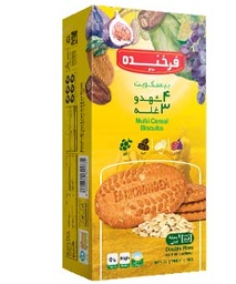 بیسکویت فرخنده خوشین چهارشهد و سه غله (215گرم)