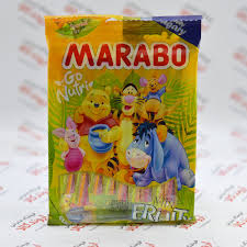 پاستیل مارابو هندوانه ای و رنگارنگ (100 گرمی)