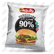 همبرگر گوشت قرمز پاک جم 90% (500گرم)
