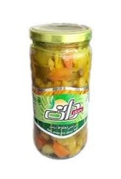 ترشی مخلوط درشت دانی (640گرم)