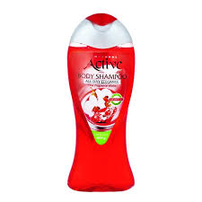 شامپو بدن اکتیو شفاف رنگ قرمز (400گرم)