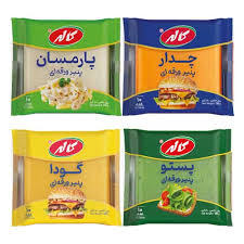 پنیر ورقه ای کاله-پستو -پارمسان-لازانیا-چدار (10عددی)