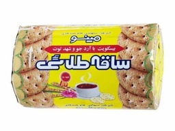 بیسکویت ساقه طلائی با آرد جو وشهد توت مینو (190گرم)