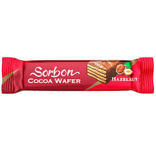 ویفر کاکائویی فندقی سوربن (35 گرم)