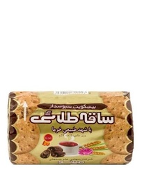 بیسکویت ساقه طلائی سبودار باشهدخرما مینو (200گرم)