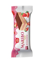 کیک لایه ای باکرم توت فرنگی چاکلز ماریبو (40گرم)