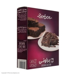 پودر کیک کاکائویی براونی سوربن(400گرم)